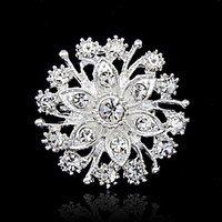 Damen Broschen Rund Modisch Strass Brosche Schmuck Silber Für Party Besondere Anlässe Geburtstag Geschenk Alltag Lightinthebox