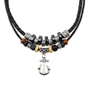 Damen Herren Achat Anhänger Halskette Geflochten Modisch Vintage Achat Leder Harz Silber Modische Halsketten Schmuck Für Party Normal Alltag Sport Cosplay Kostüme Lightinthebox