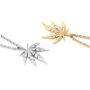 Damen Herren Anhänger Halskette Geometrisch Blattform Modisch Titanstahl Silber Gold 50 cm Modische Halsketten Schmuck 1 Stück Für Geschenk Alltag Lightinthebox