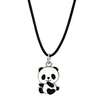 Damen Herren Anhänger Halskette Panda Tier Aleación Schwarz Modische Halsketten Schmuck Für Party Klub Lightinthebox