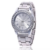 Damen Herren Armbanduhr Diamantuhr Analog Quarz Charme Armbanduhren für den Alltag / Metall Lightinthebox