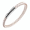Damen Herren Lederarmbänder Armband Magnetisch Klassisch Süß Edelstahl Armband Schmuck Rot / Blau / Weiß Für Geschenk Alltag Lightinthebox