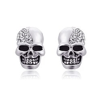 Damen Herren Ohrstecker Skulptur Totenkopf Erklärung Einzigartiges Design gotisch Punk Barock Edelstahl Ohrringe Schmuck Rotgold / Silber / Gold Für Strasse Alltag Karnival Klub Bar 2St Lightinthebox
