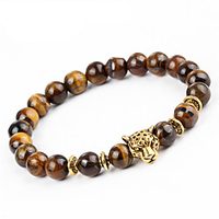 Damen Herren Onyx Hawks Eye Stone Perlenarmband Armband Chakra Natur Gleichgewicht Stein Armband Schmuck Braun Für Party Geschenk Lightinthebox