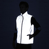 Damen Herren Ärmellos Laufschienenjacke Reflektierende Jacke Laufweste Gilet Voller Reißverschluss Oberbekleidung Weste / Fahrradweste Sportbekleidung Warnschutz Reflektierend Atmungsaktiv Laufen Lightinthebox