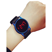 Damen Herren Sportuhr Armbanduhr digital digital Minimalistisch Chronograph LCD Armbanduhren für den Alltag / Zwei jahr / Silikon Lightinthebox