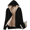 Damen Jacke Täglich Valentinstag Frühling Herbst Winter Standard Mantel V-Ausschnitt Lose Alltag Jacken Langarm N / A Volltonfarbe Lockere Passform Schwarz Grau Rote Lightinthebox