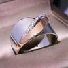 Damen Ring Kubikzirkonia Silber Rosegold Platiert Aleación Stilvoll 1 Stück 5 6 7 8 9 / Herren / Party / Hochzeit / Geschenk / Täglich Lightinthebox