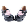 Damen Schuhe Classic Lolita Schuluniform Lolita Handgemacht Stöckelschuh Schuhe Solide 4.5 cm PU - Leder / Polyurethan Leder Polyurethan Leder Halloweenkostüm