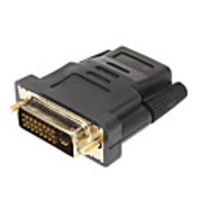 DVI 24 1 Stecker auf HDMI Buchse Adapter V1.3 für Smart LED HDTV / Chromecast / Blu-Ray DVD