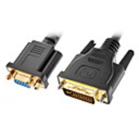 DVI 24 5 Stecker auf VGA Buchse Kabel (0, 3 M)