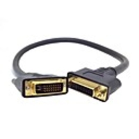 DVI-D Dual Link Stecker Digital 24 1 bis 24 1 Female Video-Verlängerungskabel 50cm für Monitor DVI-Projektor