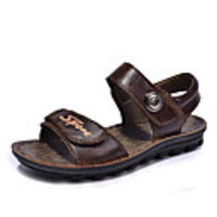 dw Frühjahr neue Jungen Mode Ledersandalen (braun)