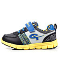 dw Frühjahr neue Kinder gleiten atmungsaktives Mesh-Turnschuhe Laufschuhe (schwarz und blau)