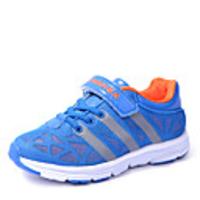 dw Frühjahr neue Kinder koreanisch Mode atmungsaktives Mesh-Schuhe (royal blau)