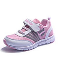 dw Frühjahr neue Kinderatmungsaktives Mesh-weiche Laufschuhe (pink)