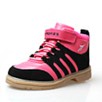 dw Kinder Samt warme Schneeschuhe Kinder hohe Schuhe (fuchsia)