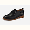 Dwzmn Herren British Fashion Soft-Panel-Schuhe (Schwarz)