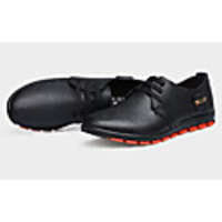 Dwzmn Herren Klassische High Heel Snake Leder-Schuhe (Schwarz)