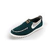 Dwzmn Herren Komfortable Mode-Strick Low Canvas-Schuhe (Grün)