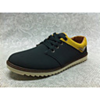 Dwzmn Herrenmode Stitching Schnürung Low Canvas-Schuhe (Grün)