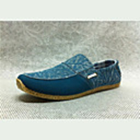 Dwzmn Herrenschlank Low Canvas-Schuhe (Blau)