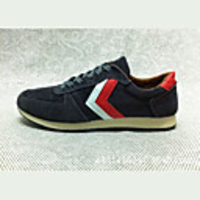 Dwzmn Männer-One-Farb Schnürung Geometrische Low Canvas-Schuhe (Gray)