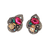 DZL Damenmode Multi-Color Ohrstecker