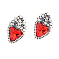 DZL Frauen eleganter Dreieck-Muster-Ohrstecker