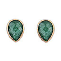 DZL Frauen eleganter Edelstein Ohrstecker