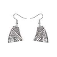 DZL Frauen eleganter geometrische Muster Ohrringe