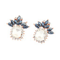 DZL Frauen eleganter geometrische Muster Ohrstecker