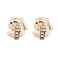 DZL Frauen eleganter Menschlicher Kopf Ohrstecker