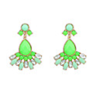 DZL Frauen Simplegeometric Muster Ohrringe