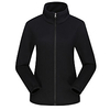 DZRZVD Damen Fleecejacke für Wanderer Winter Draussen Volltonfarbe warm halten Windundurchlässig Atmungsaktiv Winterjacken Oberteile Vlies Sichtbarer Reißverschluß in voller Länge Outdoor Übungen Lightinthebox