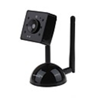 DZY C003 2.4G 0.3 MP 1/1.6 "CMOS Wireless Camera Monitor,  Plug and Play - Schwarz