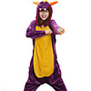 Erwachsene Kigurumi-Pyjamas Drachen Tier Pyjamas-Einteiler Korallenfleece Cosplay Für Herren und Damen Tiernachtwäsche Karikatur Fest / Feiertage Kostüme