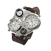für Herren Analog Quarz Edelstahl Leder Lightinthebox