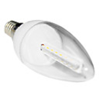 H LUX C37 E14 5W 420lm 28x3022SMD CRI> 80 2700K Warm White Light LED Kerze-Birne (220-240V)
