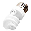 H LUX E27 8W 420lm SPIRALE BABY CRI> 80 2700K Warmweiß CFL-Licht (220-240V)