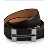 H Schnalle Leder Herren Gürtel Made100% Kuh-Leder-Textur in Diamond Strap Klassische Business-Gürtel