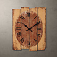 H15 "Country Style Khaki Wanduhr