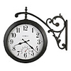H22 "Double Dial Metal Wall clocl