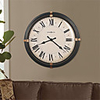 H24 "Country Style Retro Metall Wand Clcok