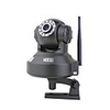 H.264 P2P 1.0MP HD 720P Surveillance Wireless-IP-Kamera,  Wi-Fi,  TF,  IR-Cut , 11-LED,  RJ45,  ONVIF-Black