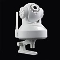 H.264 P2P 1.0MP HD 720P Surveillance Wireless-IP-Kamera,  Wi-Fi,  TF,  IR-Cut , 11-LED,  RJ45,  ONVIF-Weiß
