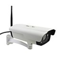 H.264 P2P 1.0MP HD 720P Surveillance Wireless wasserdicht IP-Kamera,  Wi-Fi,  TF,  IR-Cut,  2-LED,  RJ45,  ONVIF-Weiß
