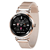 H2S Smartwatch für Android iOS Samsung Apple Xiaomi Bluetooth 1.04 Zoll Bildchirmgröße IP68 Wasserdichtes Niveau Wasserfest Touchscreen Herzschlagmonitor Blutdruck Messung Sport Stoppuhr Lightinthebox