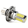 H4 High Power 7.5W 400LM 5-LED Weißes Licht Glühlampe fürs Auto