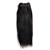 H6000AZ 16 "1Pcs Natural Black Brazilian Virgin Glattes Haar Webarten